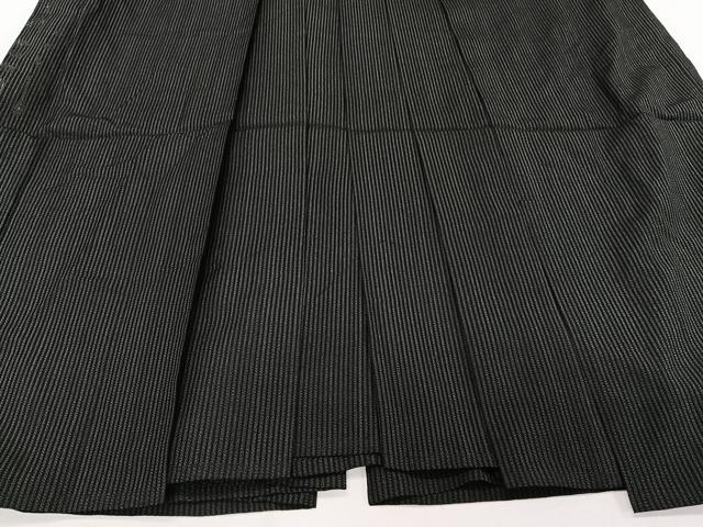平和屋着物*夏物 男性 行灯袴 縦絽 縞 正絹 逸品 CABJ4205xi