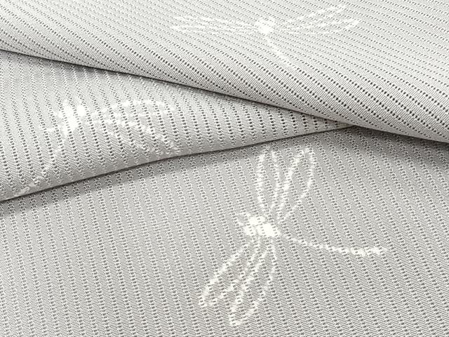 平和屋着物*夏物 小紋 縦絽 蜻蛉 正絹 逸品 CABJ4219xi