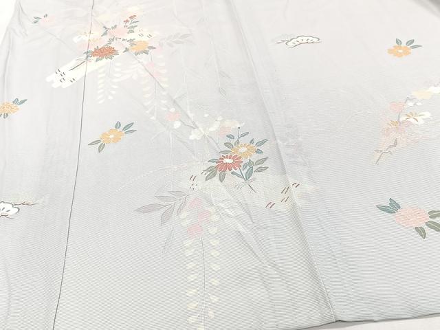 平和屋着物*夏物 訪問着 絽 駒刺繍 花筏 正絹 逸品 CABJ4223xi