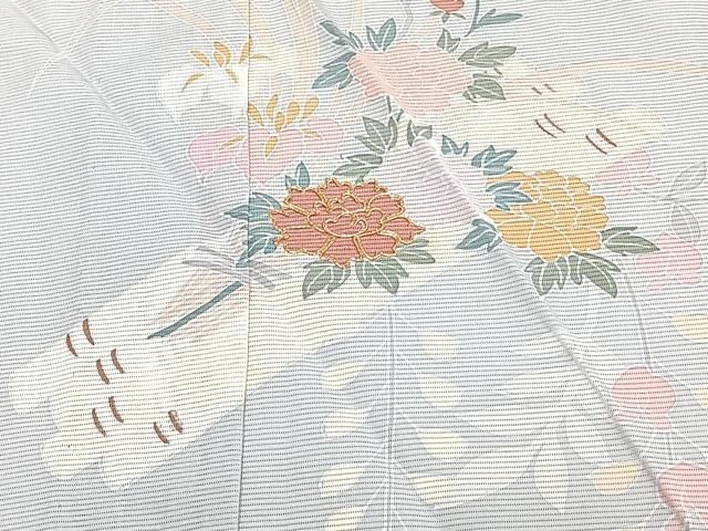 平和屋着物*夏物 訪問着 絽 駒刺繍 花筏 正絹 逸品 CABJ4223xi