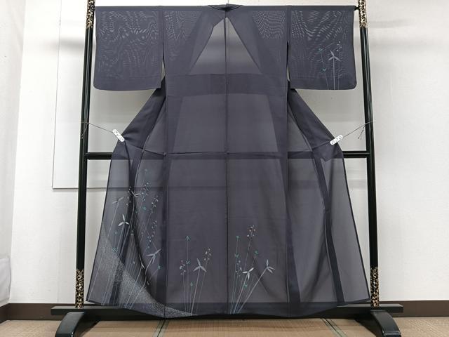平和屋着物*夏物 訪問着 絽 枝花文 正絹 逸品 CABJ4230xi