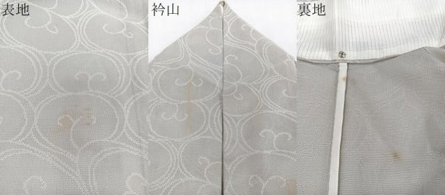 平和屋着物*夏物 紗紬 唐草文 正絹 逸品 CABJ4239xi