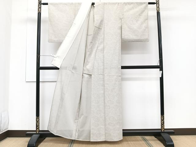 平和屋着物*夏物 紗紬 唐草文 正絹 逸品 CABJ4239xi