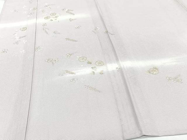平和屋着物*夏物 訪問着 絽 萩花文 暈し染め 金彩 正絹 逸品 CABJ4256xi