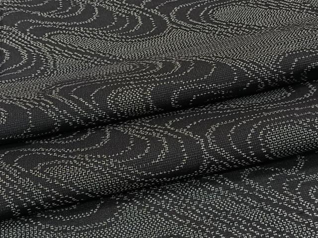 平和屋着物*夏物 本塩沢 夏塩沢 流水文 正絹 逸品 CABJ4261xi