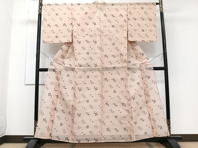 平和屋着物*夏物 本場琉球絣 夏琉球 正絹 逸品 CABJ4262xi