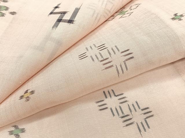 平和屋着物*夏物 本場琉球絣 夏琉球 正絹 逸品 CABJ4262xi