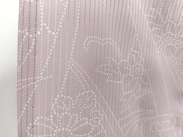 平和屋着物*夏物 訪問着 縦絽 流水草花文 正絹 逸品 CABJ4263xi