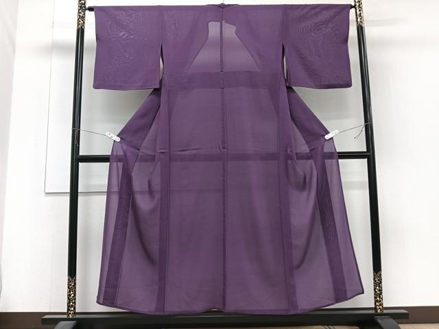 平和屋着物*夏物 小紋 絽 霞文 正絹 逸品 CABJ4276xi