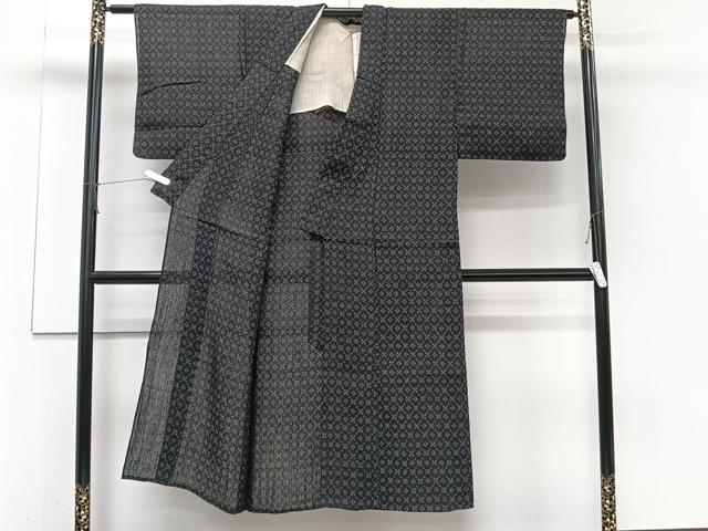 平和屋着物*夏物 上布 幾何学文 麻 逸品 CABJ4278xi