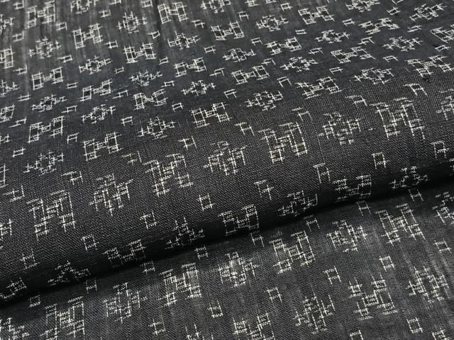 平和屋着物*夏物 上布 幾何学文 麻 逸品 CABJ4278xi