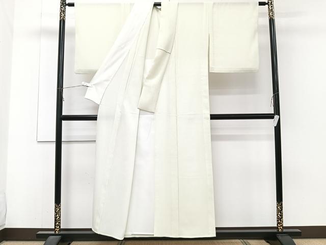 平和屋着物*夏物 小紋 紗 格子文 洗える着物 CABJ4293xi