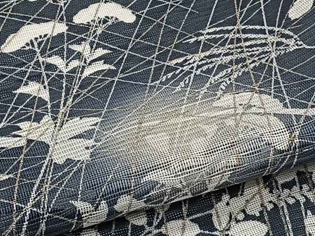 平和屋着物*夏物 訪問着 紋絽 草花文 蛍ぼかし 正絹 逸品 CABJ4302xi
