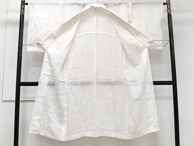 平和屋着物*夏物 長襦袢 流水紋紗 生成り色 麻 逸品 CABJ4303xi