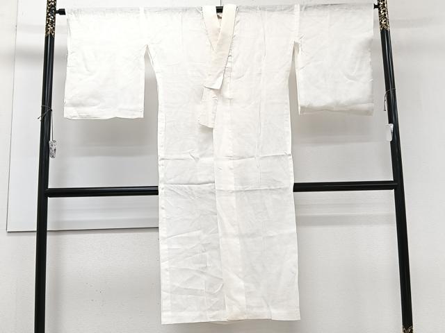 平和屋着物*夏物 長襦袢 流水紋紗 生成り色 麻 逸品 CABJ4303xi