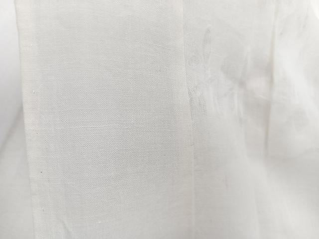 平和屋着物*夏物 長襦袢 枝花紋紗 白色 麻 逸品 CABJ4305xi