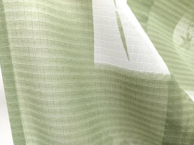 平和屋着物*夏物 小紋 紅梅織 短冊草文 洗える着物 CABJ4317xi