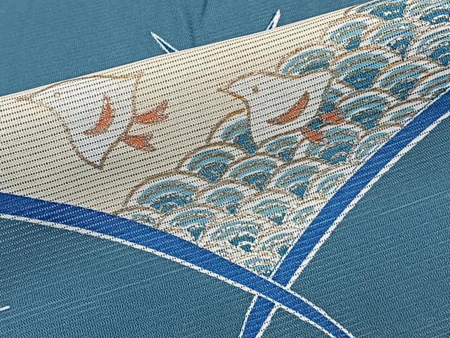 平和屋着物*夏物 色留袖 絽 こぼれ松葉青海波飛鳥文 金銀彩 洗える着物 CABJ4325xi