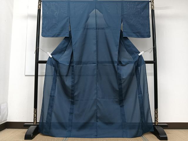 平和屋着物*夏物 色無地 絽 褐返色 洗える着物 未使用 CABJ4346xi