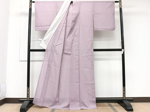 平和屋着物*夏物 色無地 絽 薄葡萄色 洗える着物 CABJ4348xi