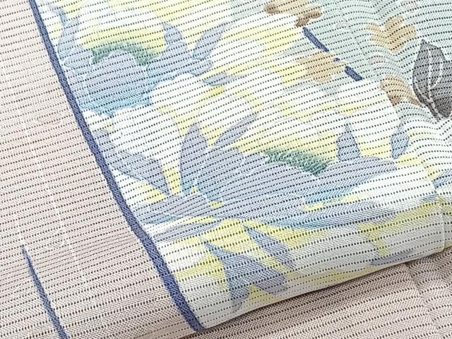 平和屋着物*夏物 訪問着 絽 友禅 草花文 洗える着物 CABJ4371xi