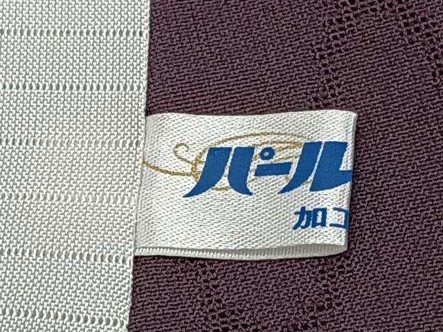 平和屋着物*夏物 色無地 網目紋紗 似紫色 正絹 逸品 未使用 CABJ4380xi