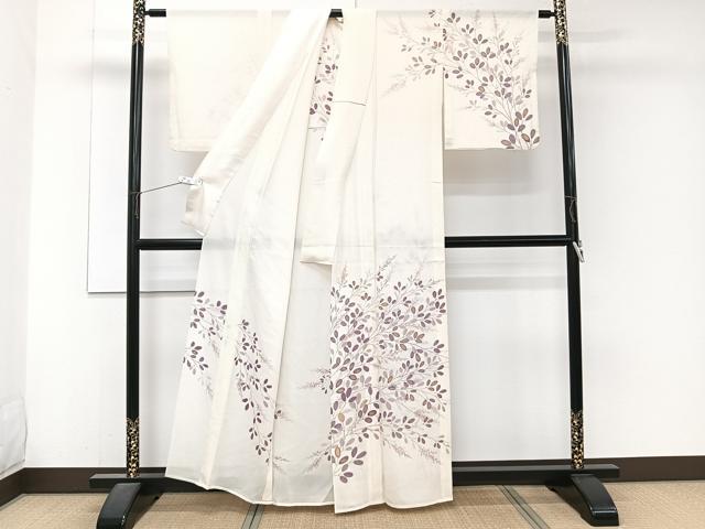 平和屋着物*夏物 訪問着 絽 萩花文 金彩 正絹 逸品 CABJ4385xi