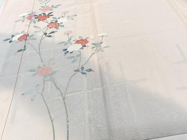 平和屋着物*夏物 訪問着 絽 友禅 枝草花文 正絹 逸品 未使用 CABJ4386xi