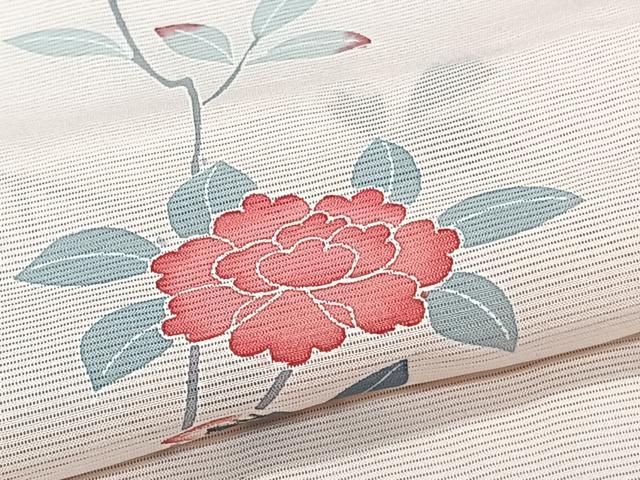 平和屋着物*夏物 訪問着 絽 友禅 枝草花文 正絹 逸品 未使用 CABJ4386xi