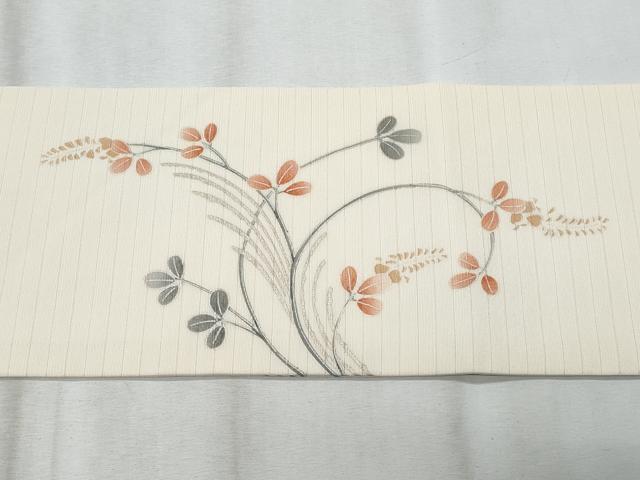 平和屋着物*夏物 九寸名古屋帯 藤花房 金彩 CABJ4403fb