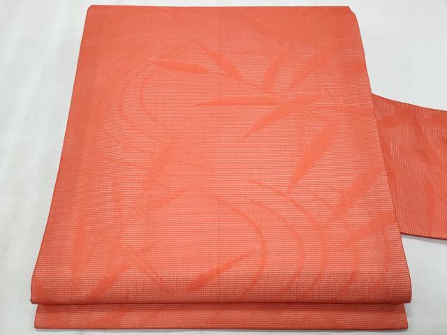 平和屋着物*夏物 九寸名古屋帯 流水枝葉文 正絹 逸品 CABJ4410fb