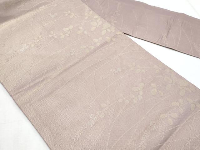 平和屋着物*夏物 九寸名古屋帯 萩 金銀糸 正絹 逸品 CABJ4412fb