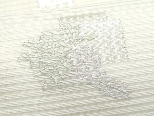 平和屋着物*夏物 九寸名古屋帯 源氏香草花文 正絹 逸品 CABJ4418fb