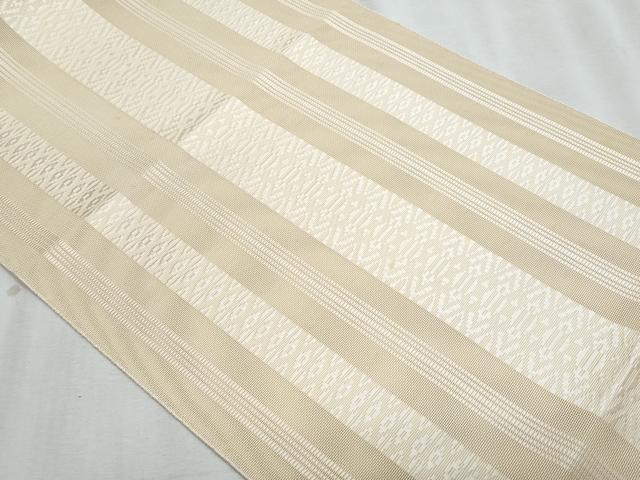 平和屋着物*夏物 本場筑前博多織 八寸名古屋帯 紗献上 正絹 逸品 CABJ4423fb