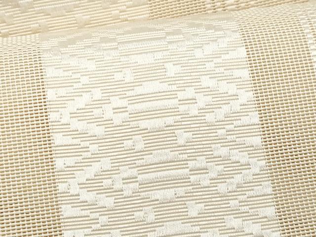 平和屋着物*夏物 本場筑前博多織 八寸名古屋帯 紗献上 正絹 逸品 CABJ4423fb