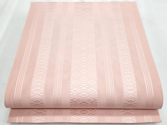 平和屋着物*夏物 本場筑前博多織 八寸名古屋帯 紗献上 虹色 正絹 逸品 CABJ4426fb