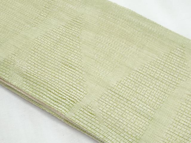 平和屋着物*夏物 両面 半幅帯 芝文 やまと誂製 麻 逸品 CABJ4433fb