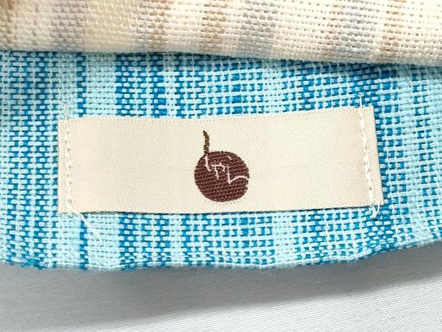 平和屋着物*夏物 両面 半幅帯 縞 麻 逸品 CABJ4434fb