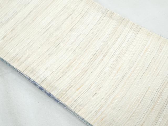 平和屋着物*夏物 両面 半幅帯 横段文 麻 逸品 CABJ4445fb