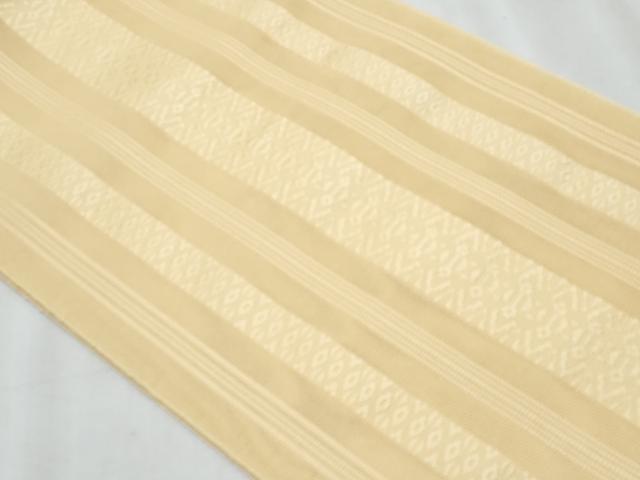 平和屋着物*夏物 八寸名古屋帯 博多織 紗献上 蜂蜜色 CABJ4463fb
