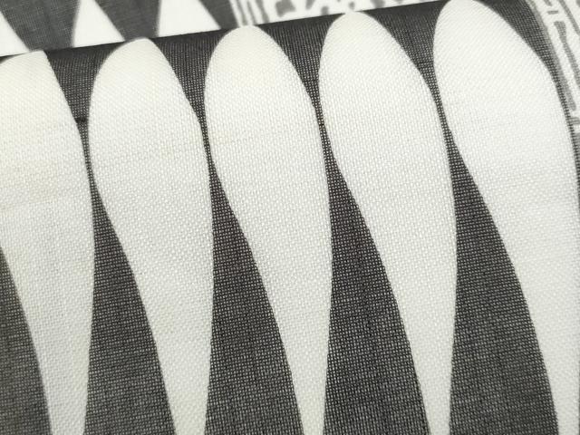 平和屋着物*夏物 九寸名古屋帯 間道 正絹 逸品 CABJ4466fb