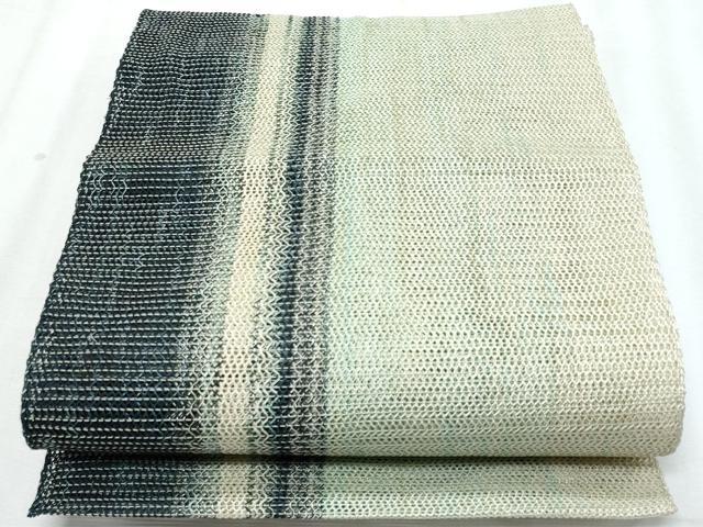 平和屋着物*夏物 八寸名古屋帯 間道 正絹 逸品 CABJ4467fb