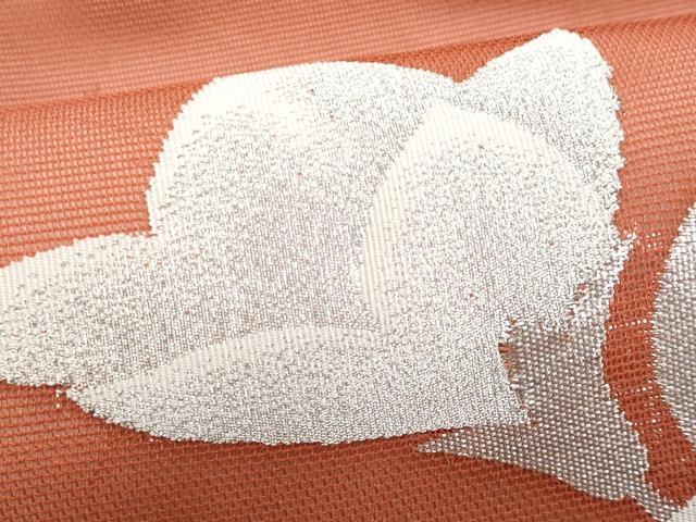 平和屋着物*夏物 九寸名古屋帯 桔梗 金銀糸 正絹 逸品 CABJ4497fb