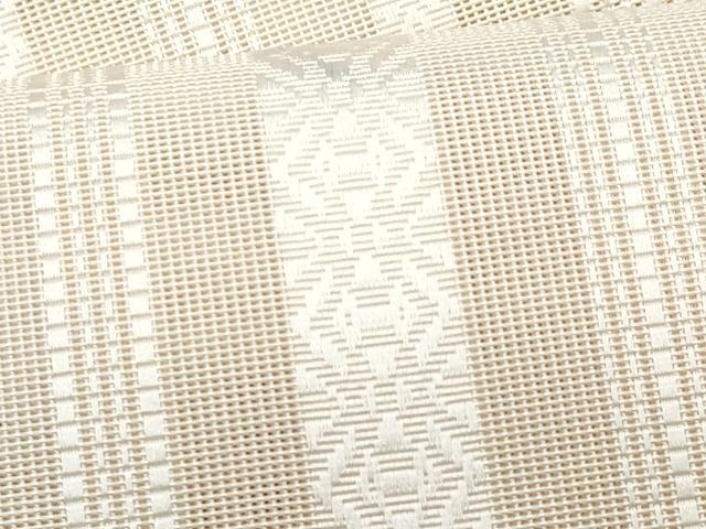 平和屋着物*夏物 本場筑前博多織 八寸名古屋帯 紗献上 榛色 正絹 逸品 CABJ4522fb