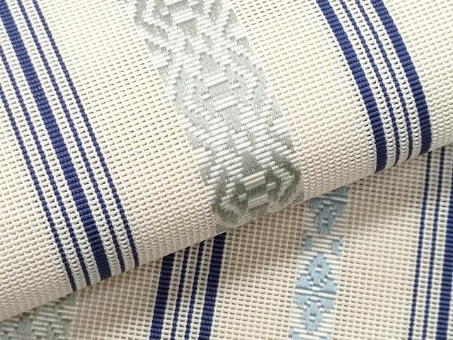 平和屋着物*夏物 本場筑前博多織 八寸名古屋帯 紗献上 枯色 正絹 逸品 CABJ4526fb
