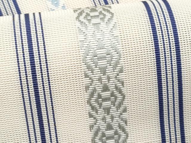 平和屋着物*夏物 本場筑前博多織 八寸名古屋帯 紗献上 枯色 正絹 逸品 CABJ4526fb