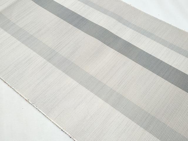 平和屋着物*夏物 本場筑前博多織 八寸名古屋帯 間道 正絹 逸品 CABJ4539fb