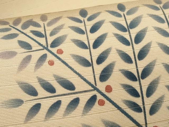 平和屋着物*夏物 九寸名古屋帯 枝葉文 CABJ4541fb