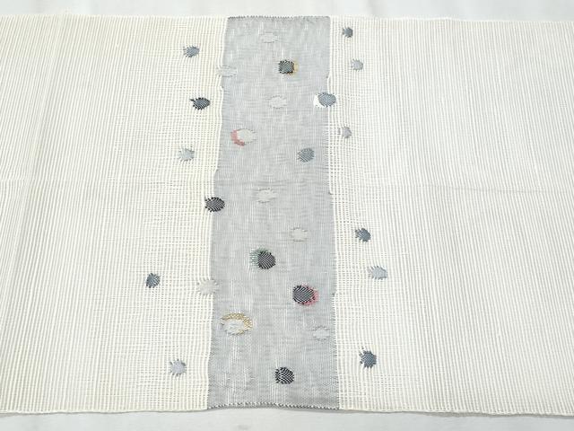 平和屋着物*夏物 八寸名古屋帯 抽象文様 正絹 逸品 CABJ4550fb
