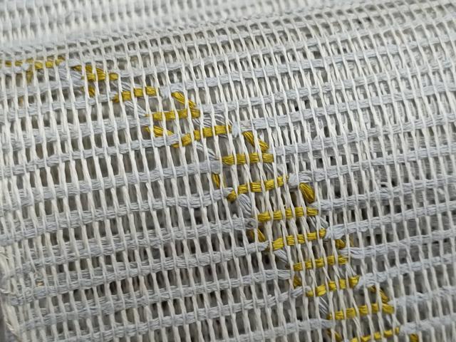 平和屋着物*夏物 半幅帯 抽象文様 正絹 逸品 CABJ4596fb